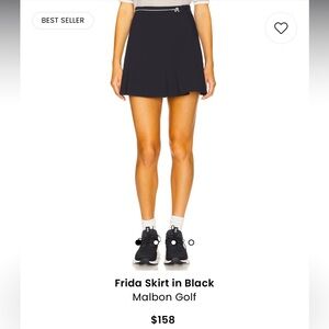 Malbon Golf Frida Mini Skirt in Black